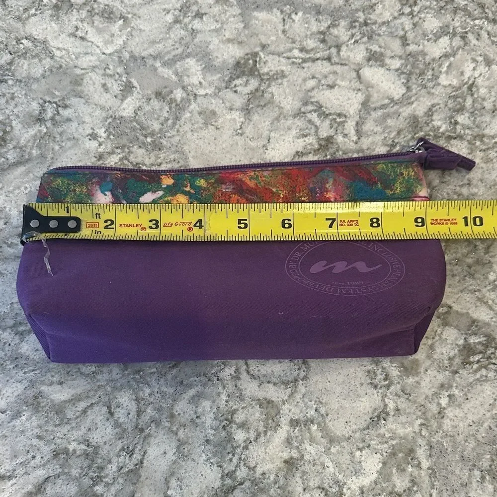 Murad Purple Cosmetic Bag with Multicolor Accent